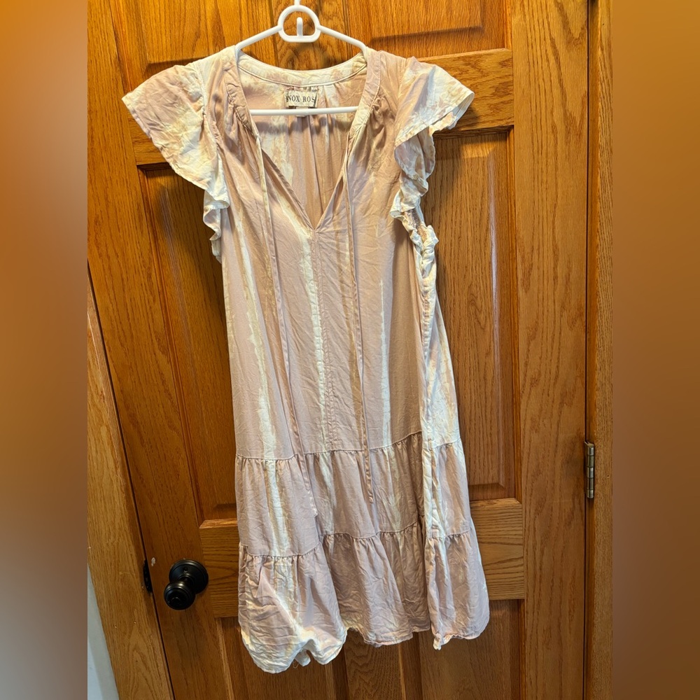 Knox Rose Blush Tie-Dye Dress